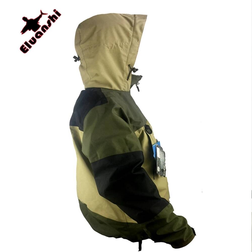 Fishing Hoodie - ELUANSHI 防水透湿フライフィッシングウェア ウェーダージャケット ウェーディング服 アパレル