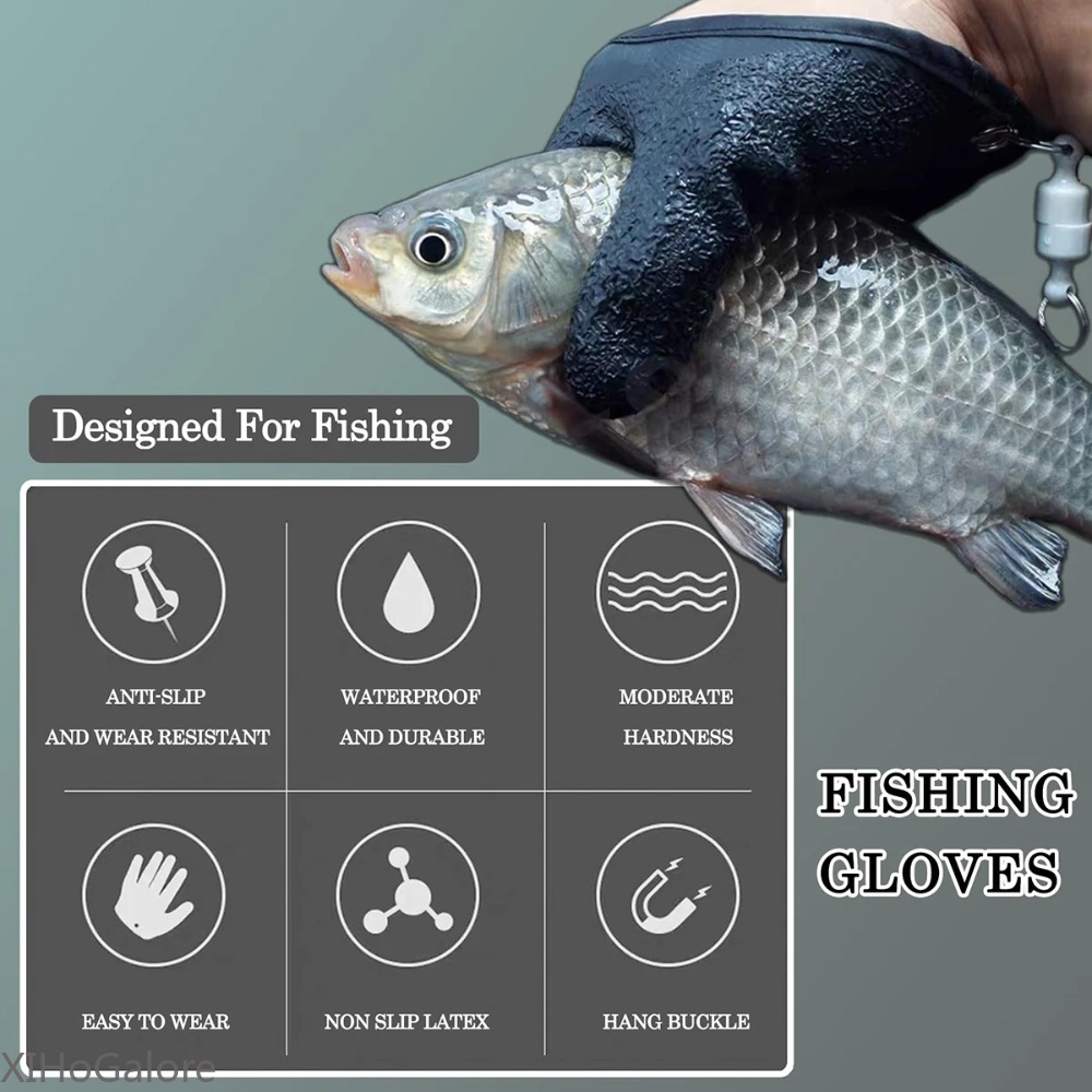 ヘビーデューティー滑り止め耐パンク性釣り用手袋、氷上釣りや魚 - Fishing Gloves のレビューと価格