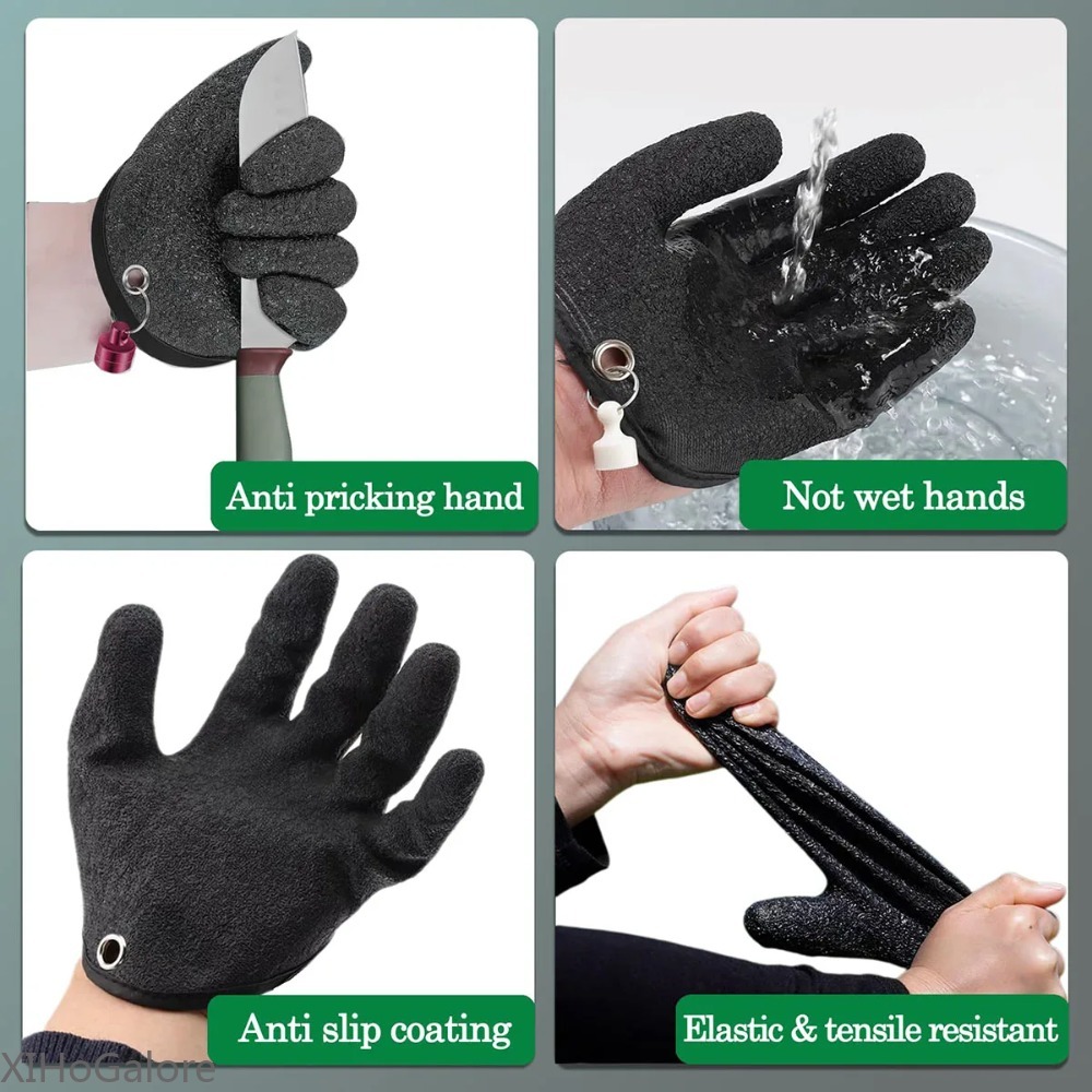 ヘビーデューティー滑り止め耐パンク性釣り用手袋、氷上釣りや魚 - Fishing Gloves のレビューと価格