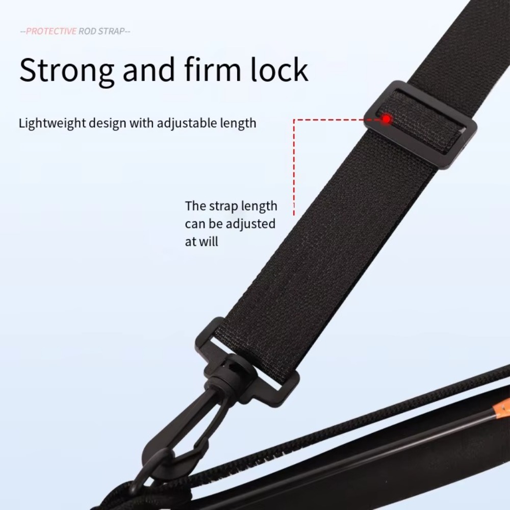 ポータブル釣竿収納バッグ調節可能な釣竿ショルダーベルト釣竿ベ - Fishing Belt のレビューと価格