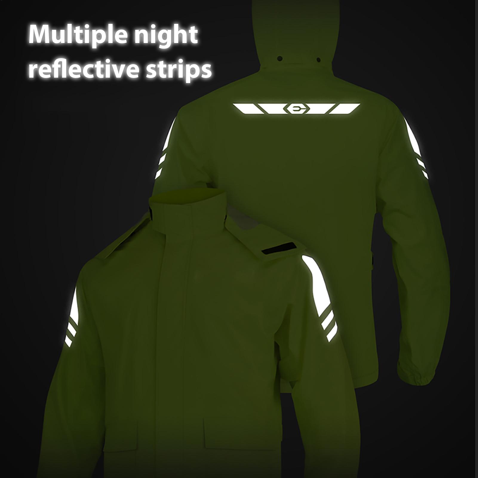 防水レインスーツ男性用通気性保護レインジャケットレインウェア - Fishing Jacket Waterproof のレビューと価格