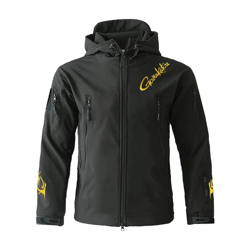 新しい秋と冬の防風釣りスーツ男性用フリースライナー釣りジャケ - Fishing Rain Suit のレビューと価格