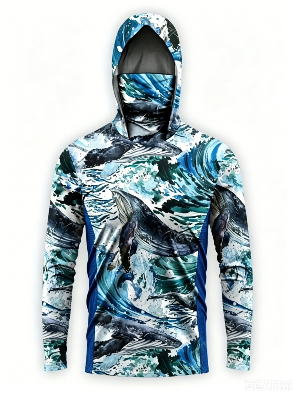 UPF50+ カモフラージュ柄 メンズ 長袖 フィッシングフ - Fishing Hoodie のレビューと価格