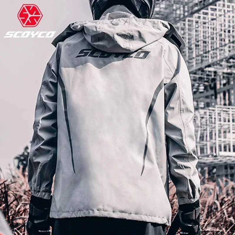 SCOYCO オートバイ用分割レインコートセット 雨風対策ジ - Fishing Rain Suit のレビューと価格