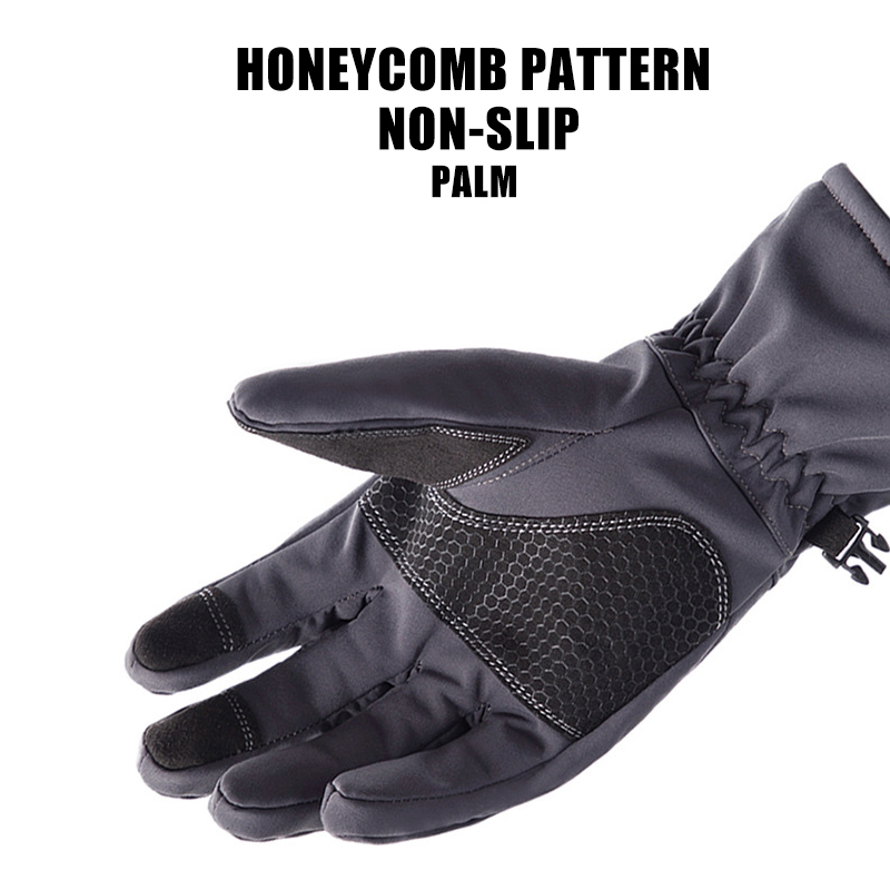 タクティクスアウトドア迷彩狩猟用暖かい滑り止め釣り用手袋防水 - Fishing Gloves のレビューと価格